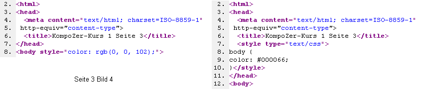 Änderung des Quelltextes nach Extrahieren