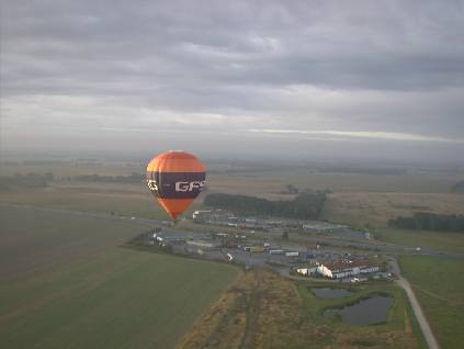 Ausbreiten des Ballons