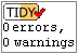 HTML Tidy evaluated,0 errors, 0 warnings